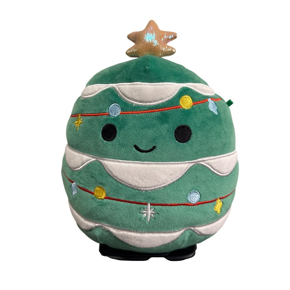 Squishmallows Carol the Christmas Tree 8 Inch Green Holiday Plush Toy